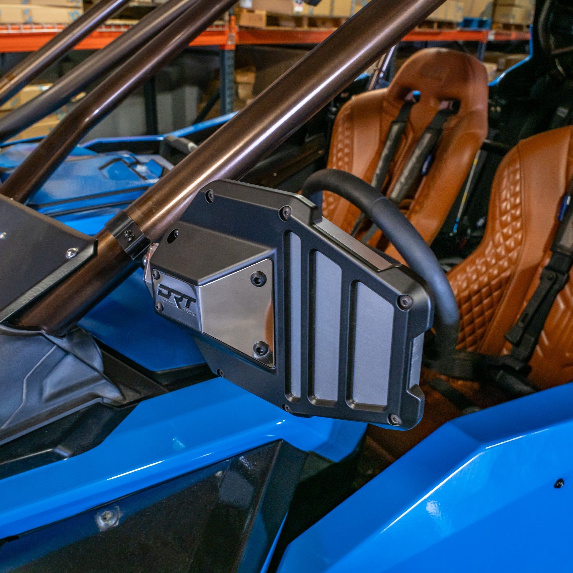 Photo of Billet Aluminum Tactical Convex Side Mirror Set by DRT Motorsports - Premium Mirrors for UTVs / Side by Sides