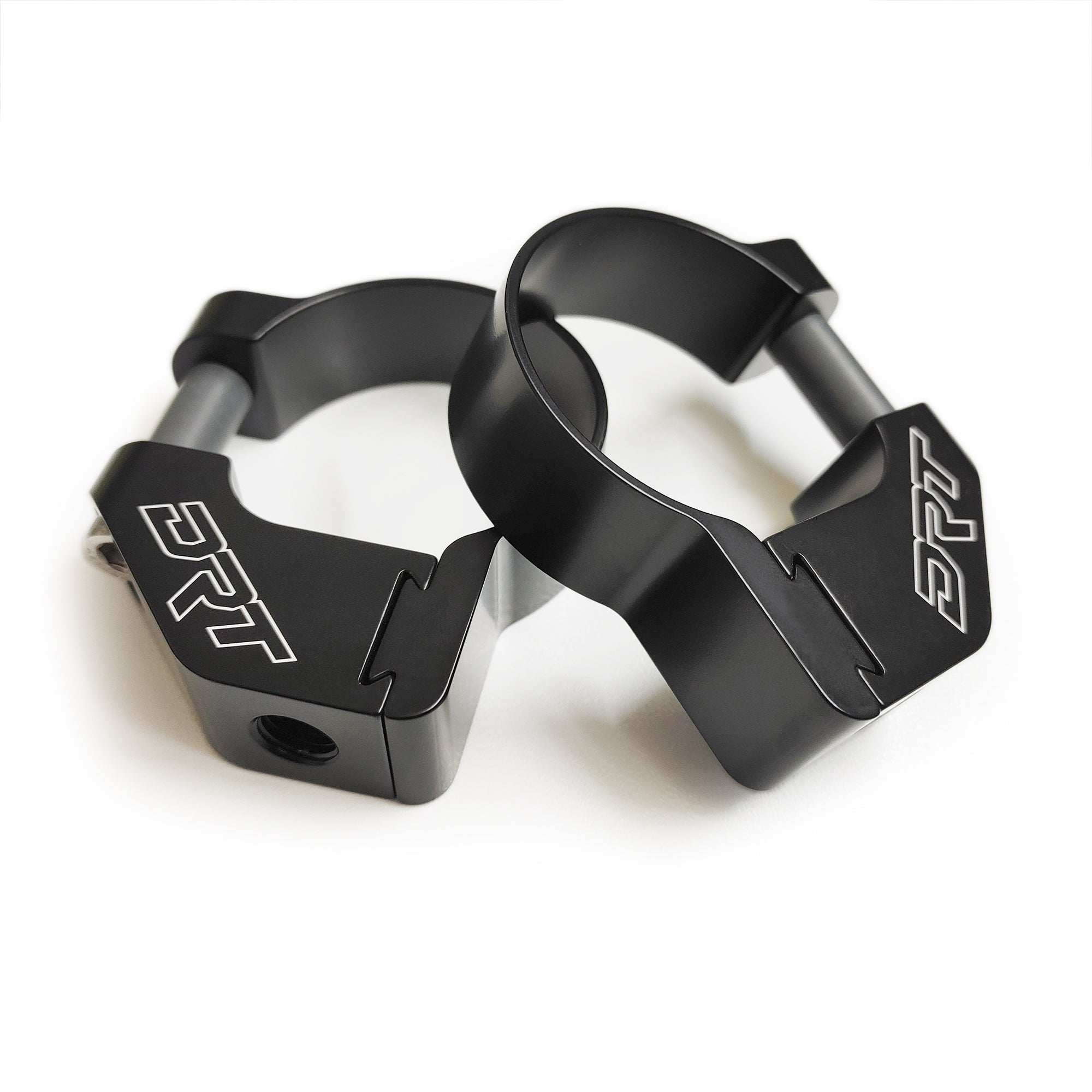 Photo of DRT Billet Aluminum Tactical Convex Side Lighted Mirror Set Kit by DRT Motorsports - Premium for UTVs / Side by Sides