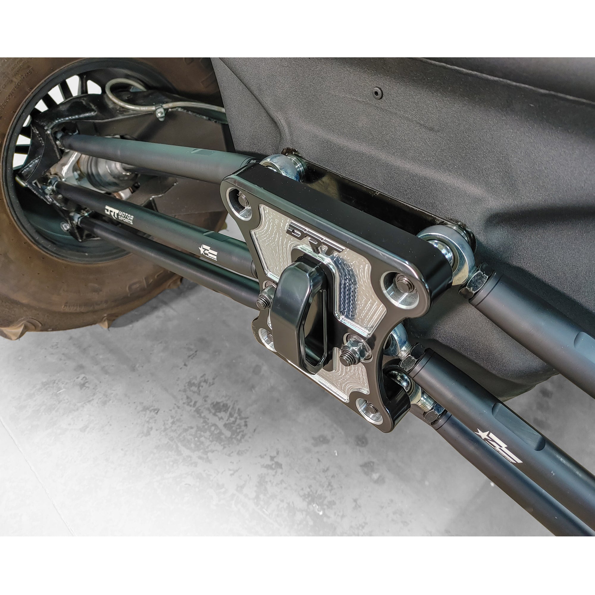 Photo of Can-Am X3 2017+ Billet Aluminum Barrel Radius Rod Kit Black by DRT Motorsports - Premium Can Am for UTVs / Side by Sides