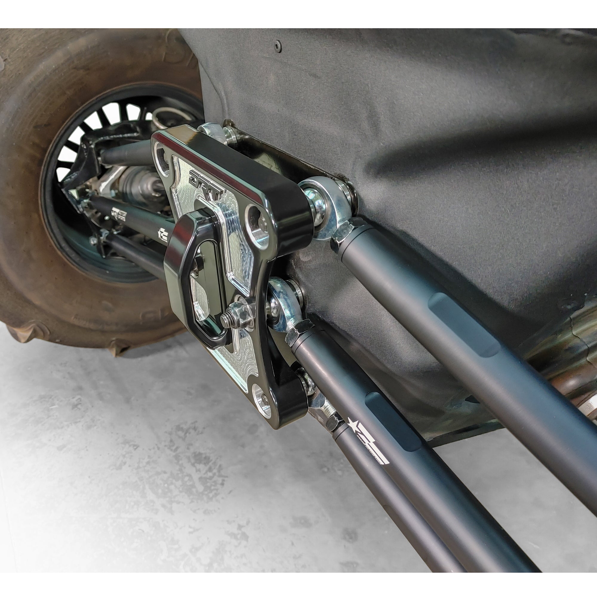 Photo of Can-Am X3 2017+ Billet Aluminum Barrel Radius Rod Kit Black by DRT Motorsports - Premium Can Am for UTVs / Side by Sides