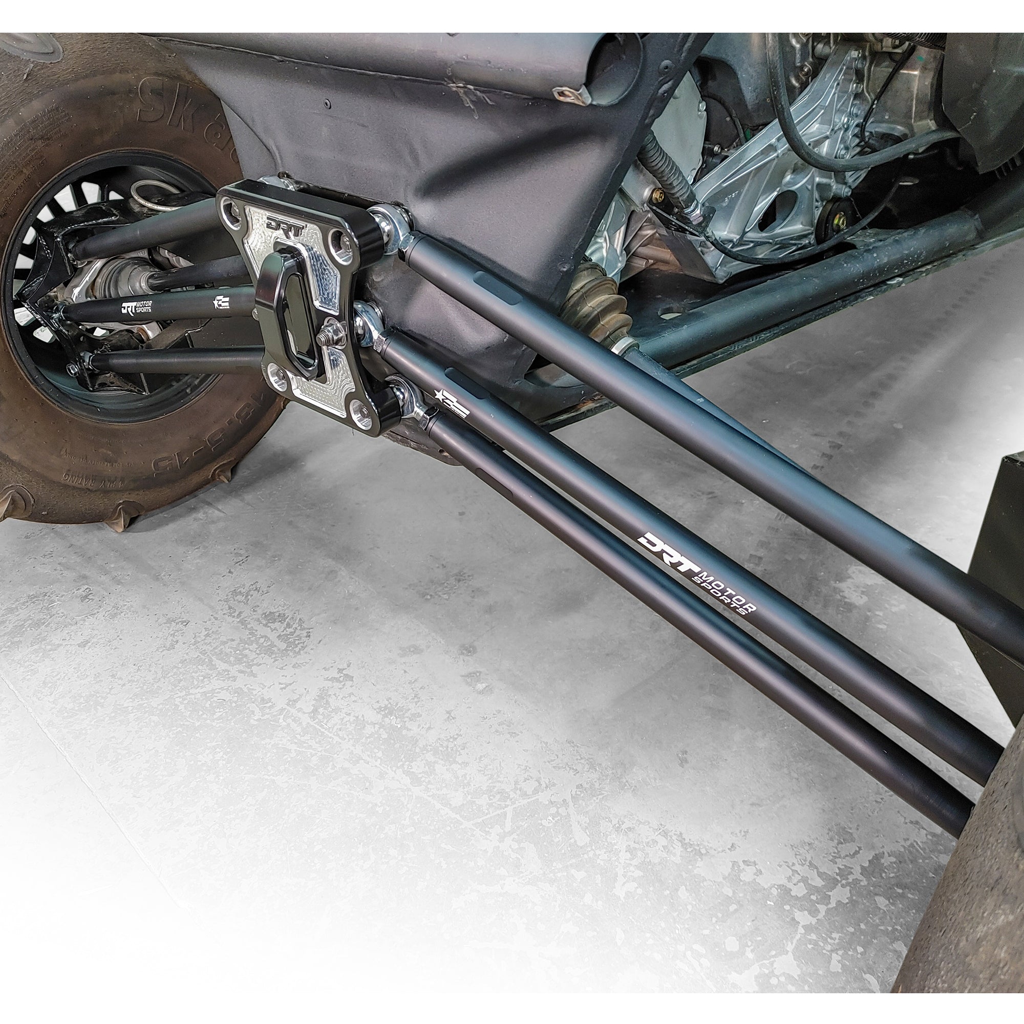 Photo of Can-Am X3 2017+ Billet Aluminum Barrel Radius Rod Kit Black by DRT Motorsports - Premium Can Am for UTVs / Side by Sides