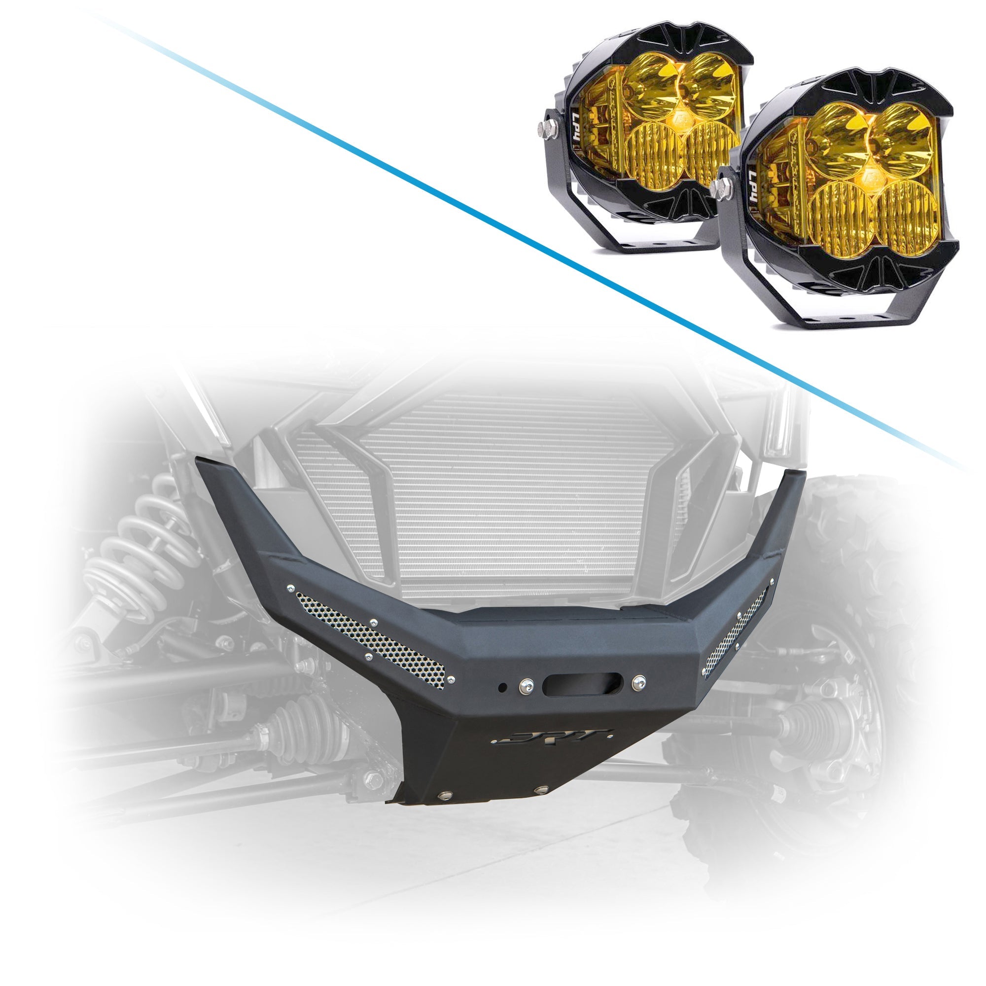 DRT Motorsports Polaris RZR Pro XP Front Winch Bumper (2020-2024)