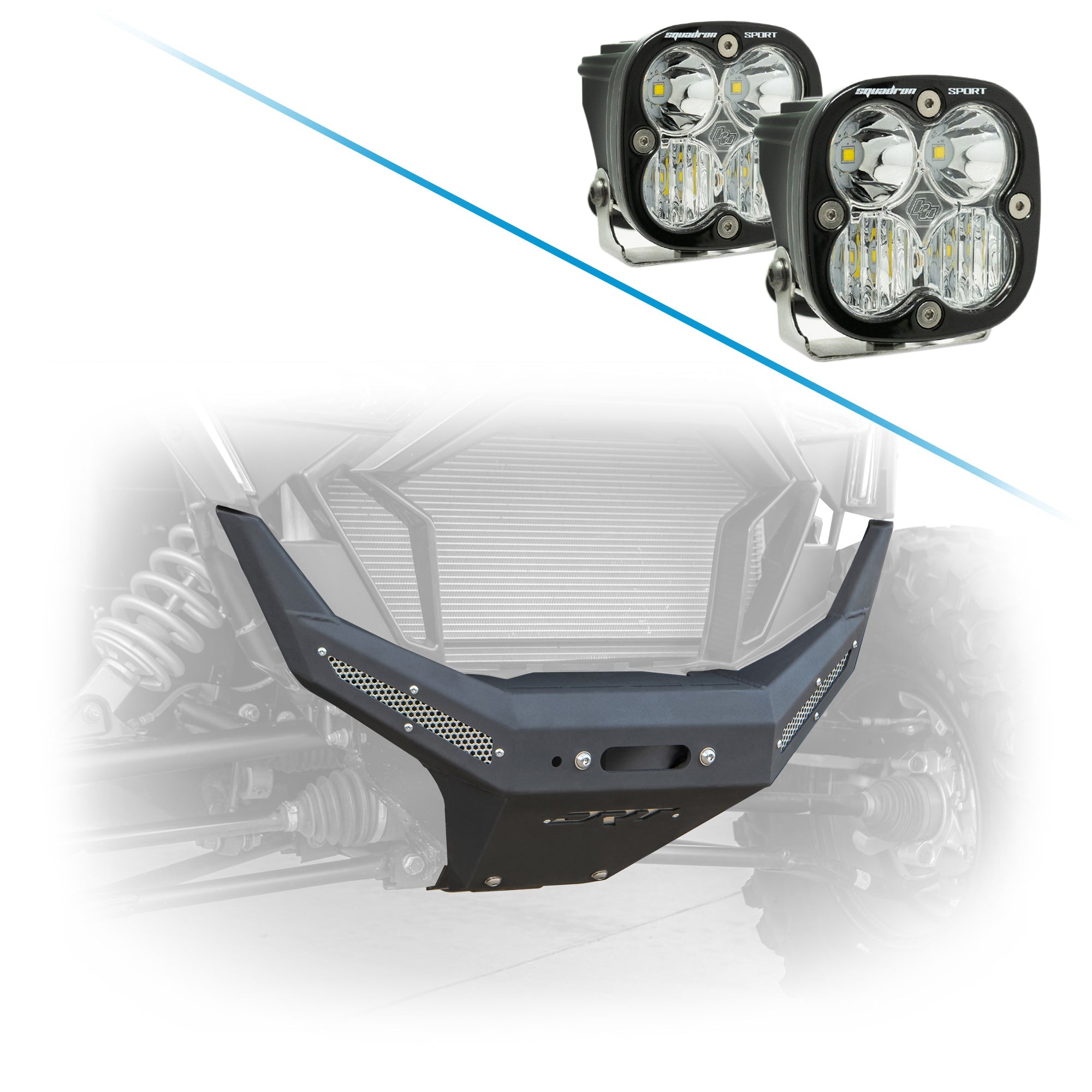 Photo of DRT Motorsports Polaris Polaris RZR Pro XP 2020-2024 Front Winch Bumper by DRT Motorsports - Premium RZR for UTVs / Side by Sides