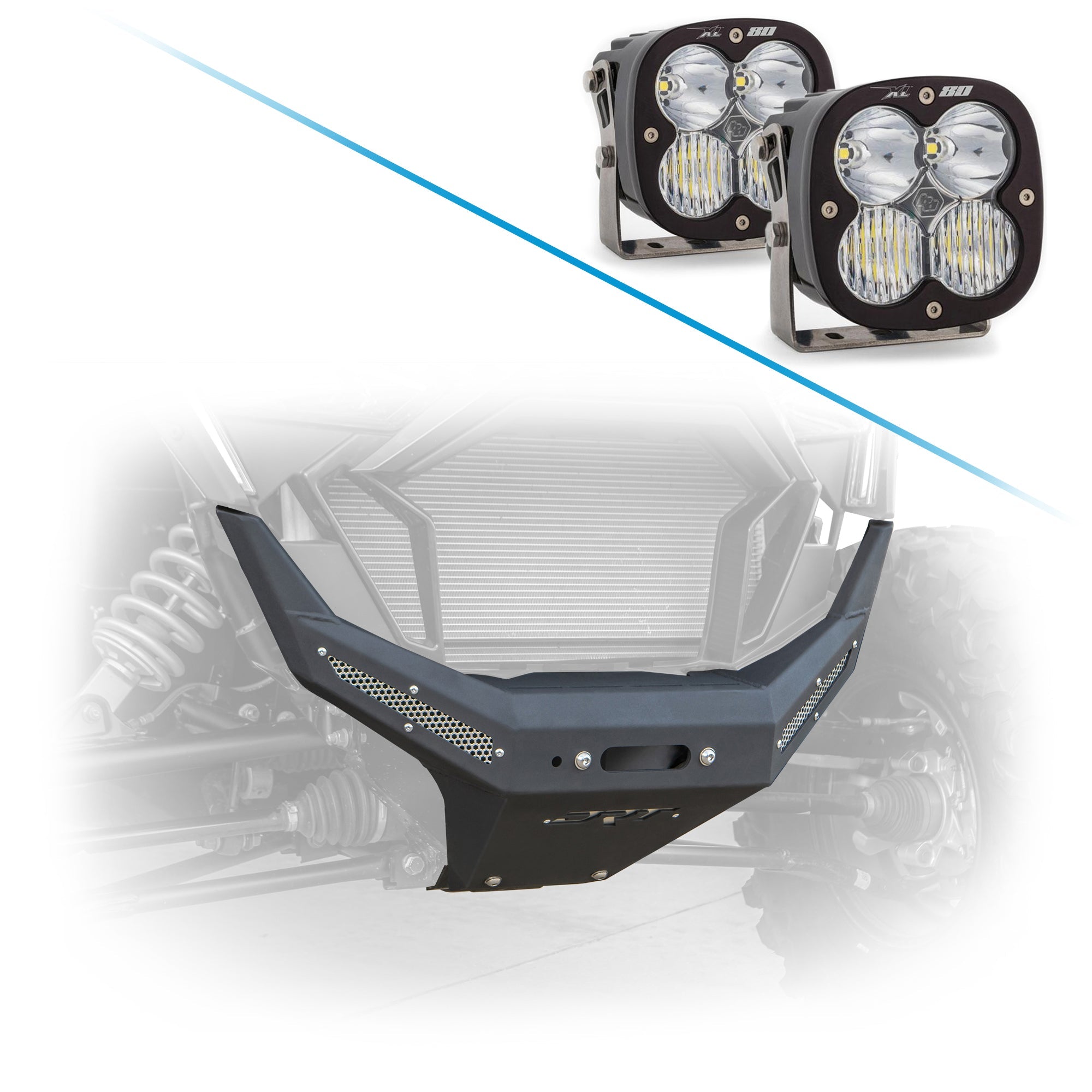 DRT Motorsports Polaris RZR Pro XP Front Winch Bumper (2020-2024)