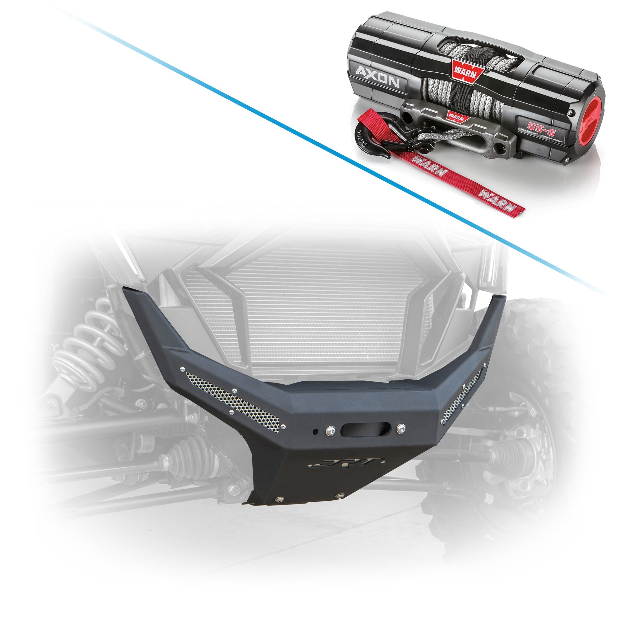 DRT Motorsports Polaris RZR Pro XP Front Winch Bumper (2020-2024)