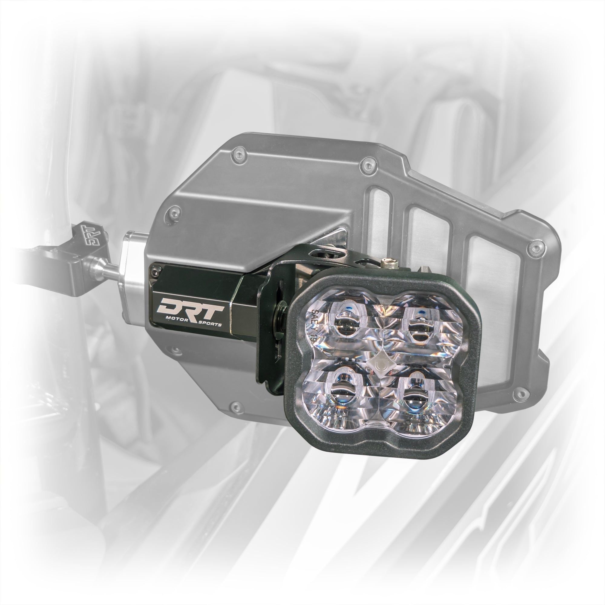 Photo of Aluminum Tactical Mirror Light Bracket Kit by DRT Motorsports - Premium Mirrors for UTVs / Side by Sides