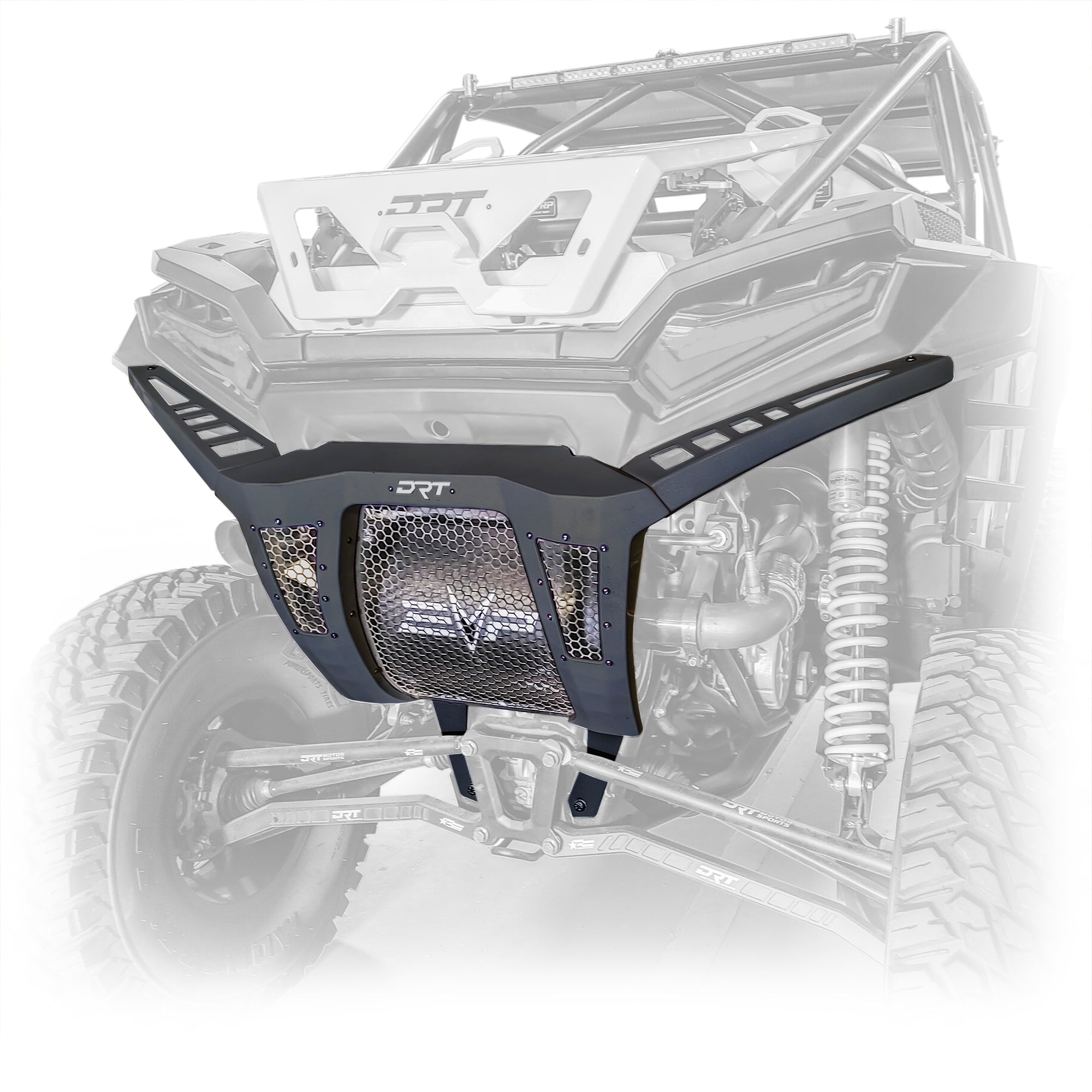 DRT Motorsports Polaris 2024+ RZR XP 1000/4 Rear Bumper - Aggressive Style + Maximum Protection (2024+)