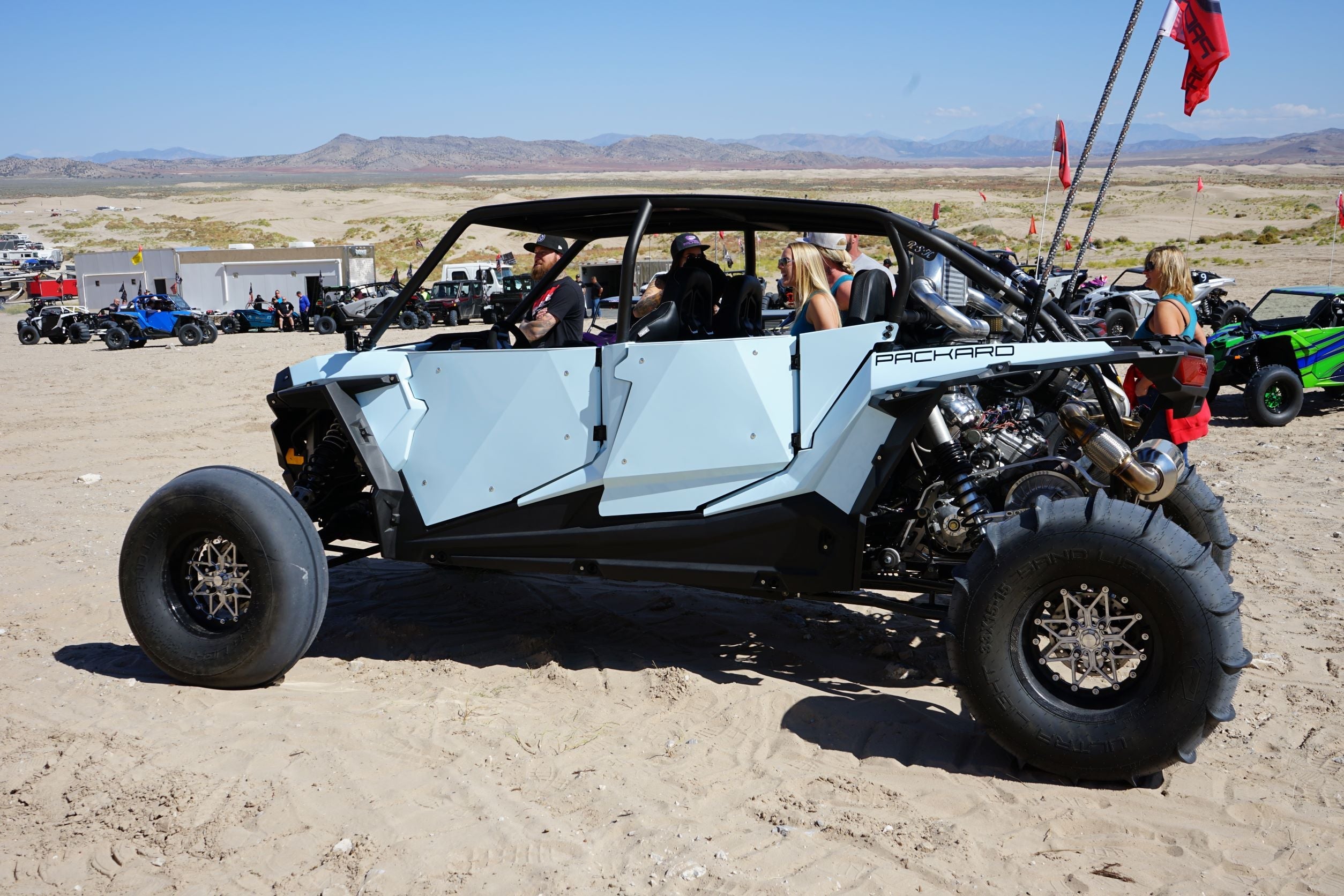 Photo of Sand Light Paddle Tires Rear 33x15x15 by Packard Performance - Premium for UTVs / Side by Sides