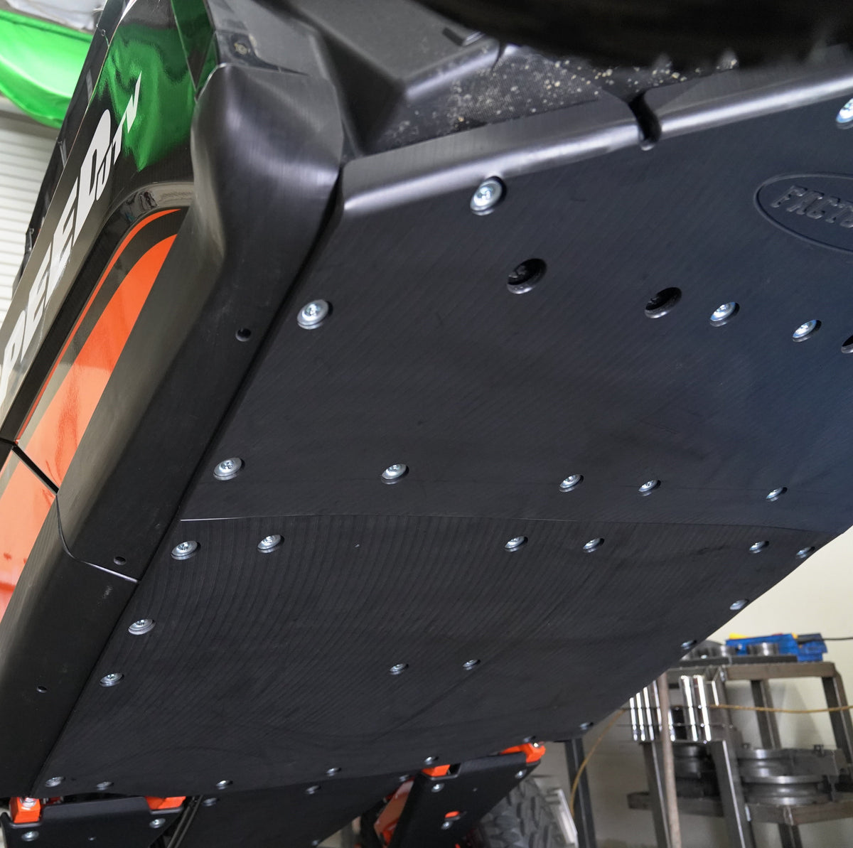 Photo of Speed UTV El Diablo UHMW Skid Plate by Factory UTV - Premium Skid Plates for UTVs / Side by Sides