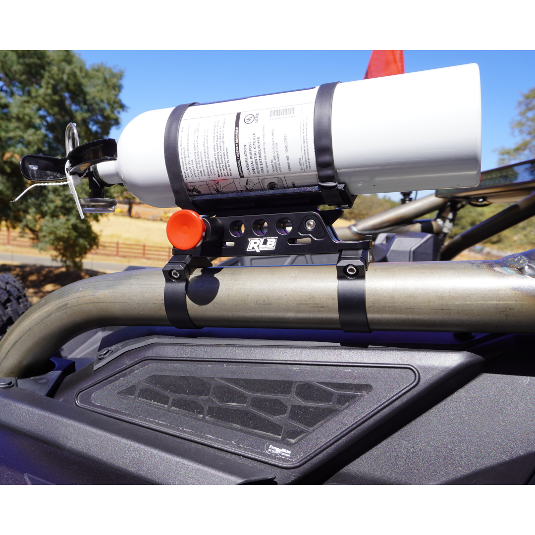 Photo of FIRE EXTINGUISHER MOUNT by RLB Motorsports - Premium FIRE EXTINGUISHER MOUNT for UTVs / Side by Sides