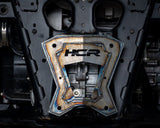 HCR Polaris RZR Pro XP radius rod back plate installed at the rear frame