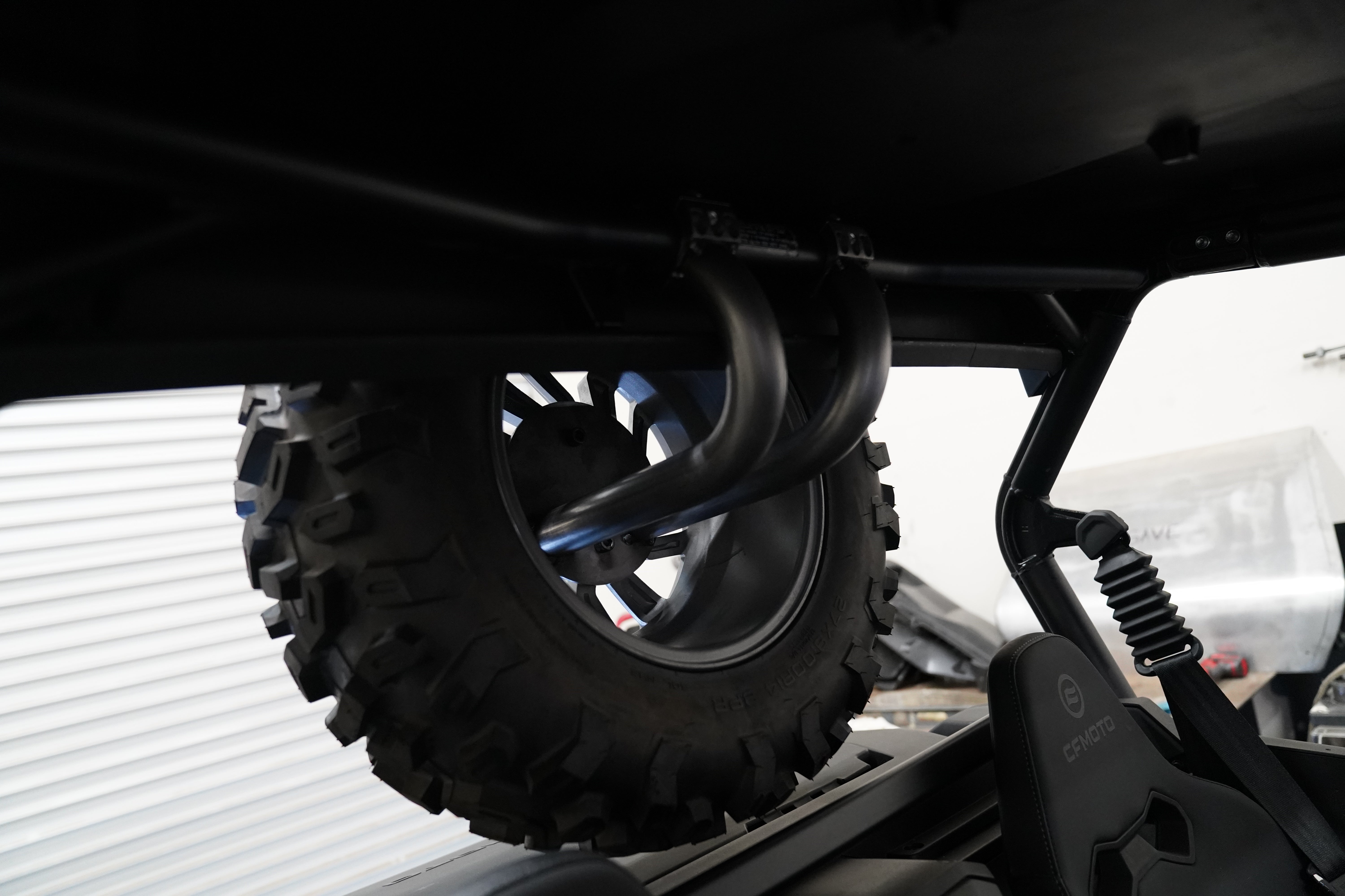 Photo of CF Moto ZFORCE Spare Tire Mount by Factory UTV - Premium Spare Tire Mounts for UTVs / Side by Sides