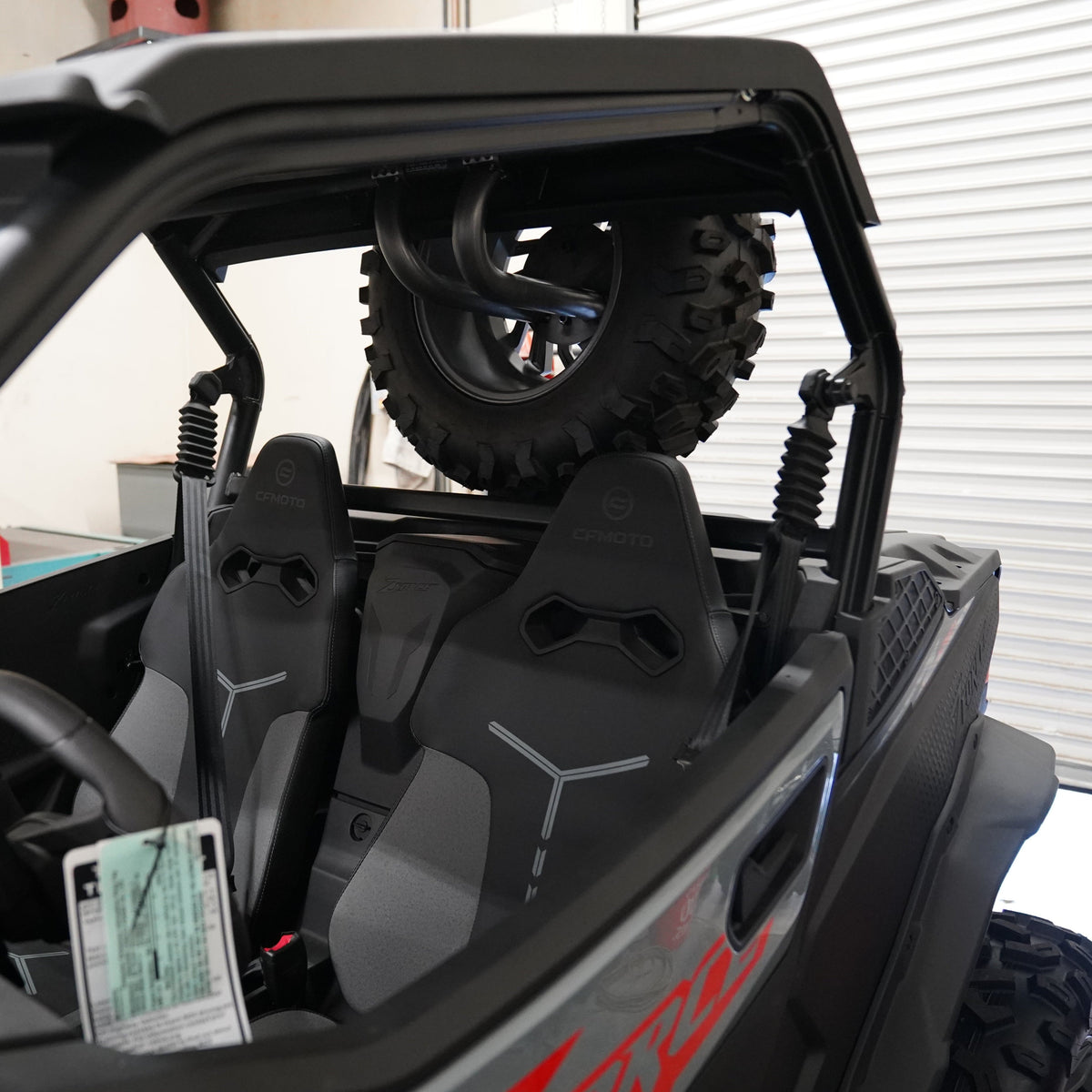 Photo of CF Moto ZFORCE Spare Tire Mount by Factory UTV - Premium Spare Tire Mounts for UTVs / Side by Sides