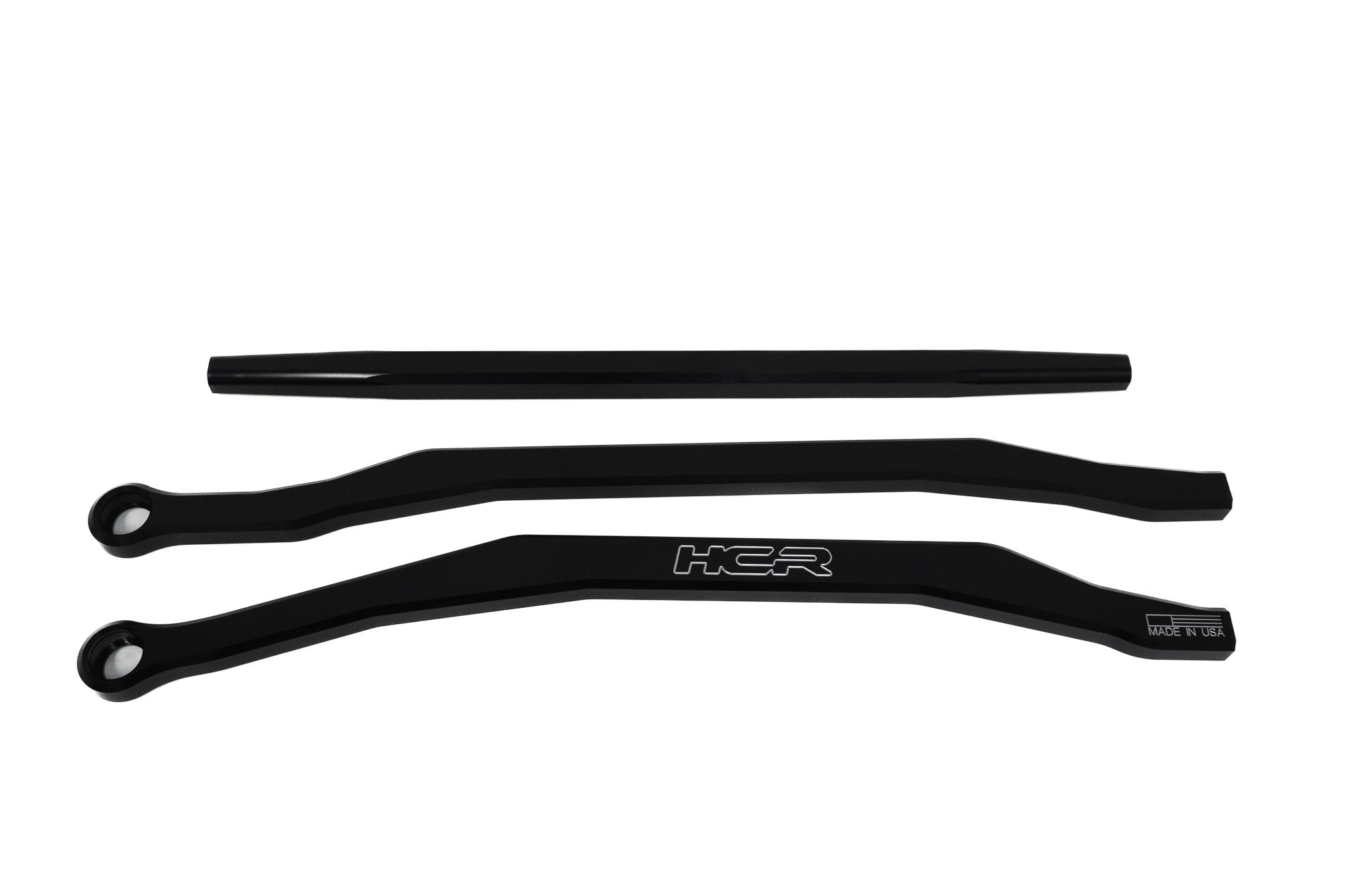 Photo of CAN-AM X3 High Clearance Billet Radius Rod Set 72" Anodized Black by HCR Racing - Premium for UTVs / Side by Sides