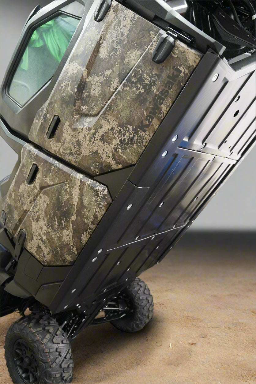 Photo of Kawasaki Ridge Crew UHMW Rock Sliders by Factory UTV - Premium Rock Sliders for UTVs / Side by Sides