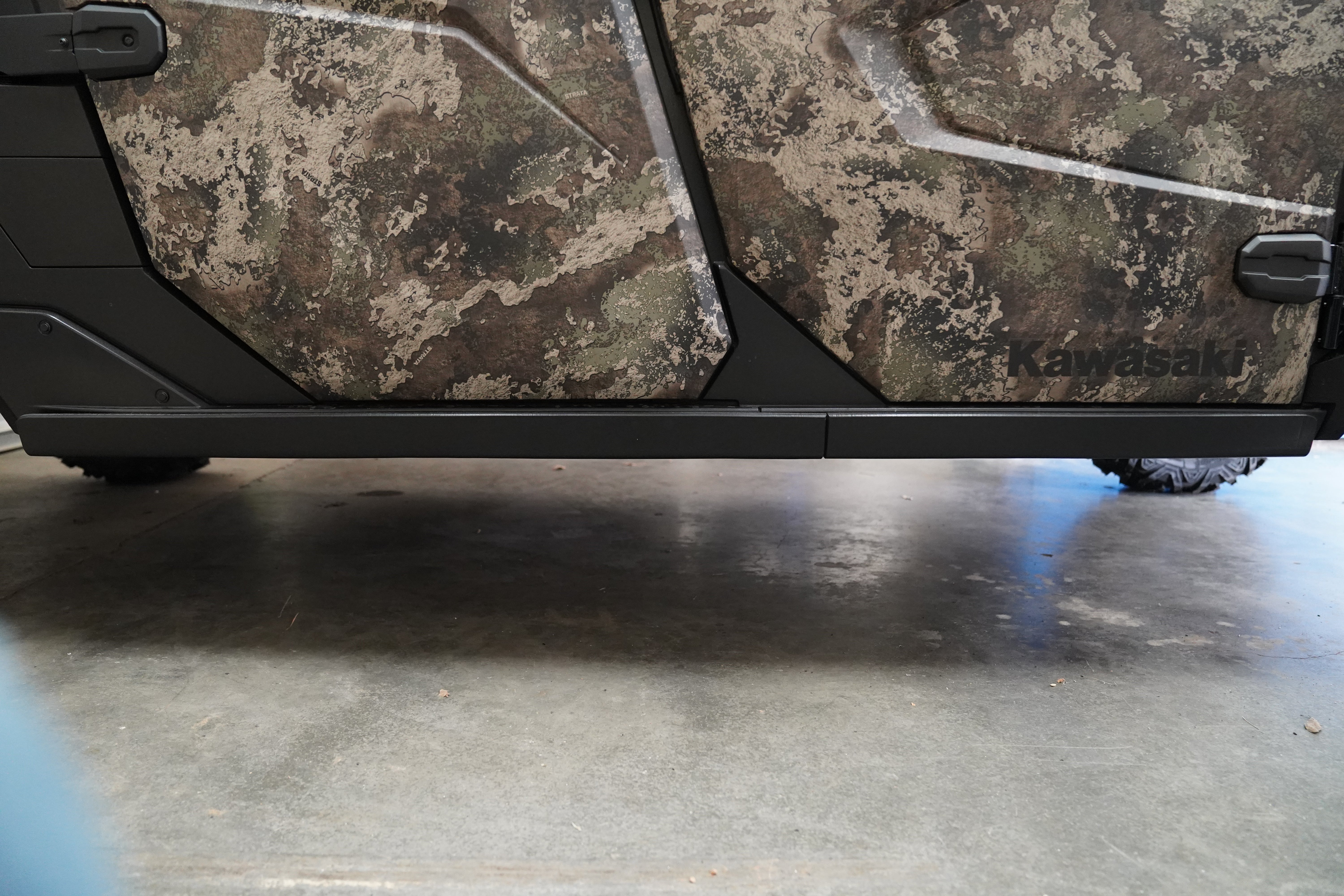 Photo of Kawasaki Ridge Crew UHMW Rock Sliders by Factory UTV - Premium Rock Sliders for UTVs / Side by Sides