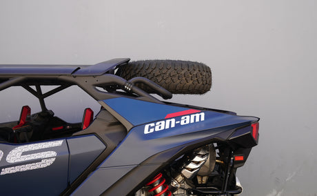 Photo of Can-Am Maverick R Max Dual Clamp Spare Tire Mount by Factory UTV - Premium Spare Tire Mounts for UTVs / Side by Sides