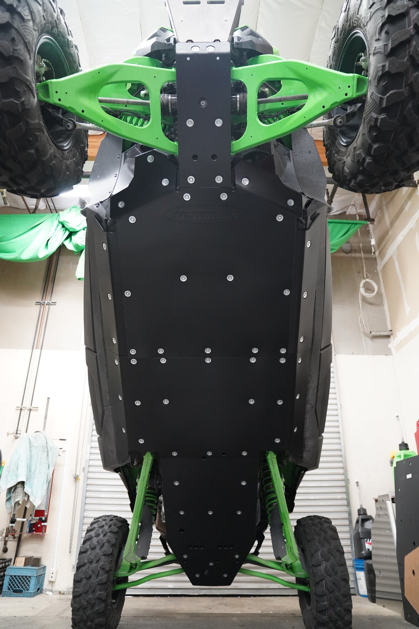 Photo of Kawasaki Teryx H2 UHMW Skid Plate and Rock Sliders by Factory UTV - Premium Skid Plates for UTVs / Side by Sides