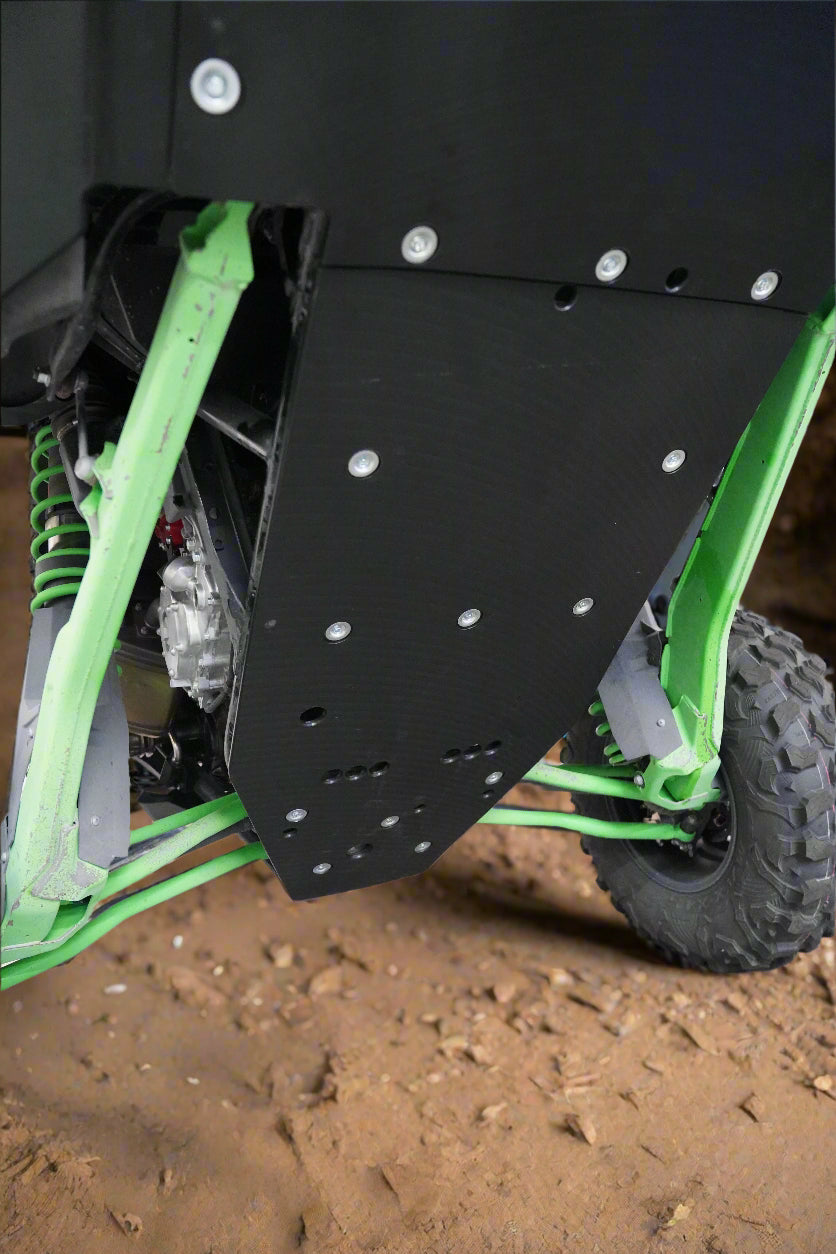 Photo of Kawasaki Teryx H2 UHMW Skid Plate and Rock Sliders by Factory UTV - Premium Skid Plates for UTVs / Side by Sides