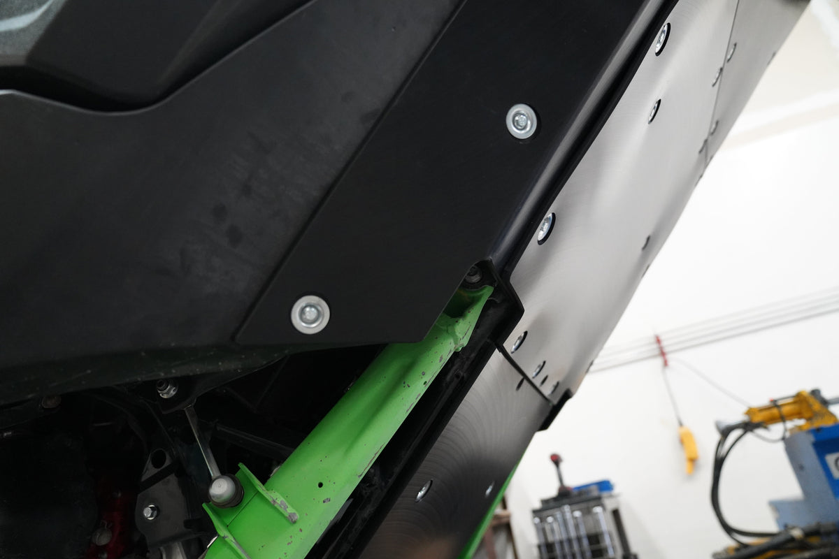 Photo of Kawasaki Teryx H2 UHMW Skid Plate and Rock Sliders by Factory UTV - Premium Skid Plates for UTVs / Side by Sides