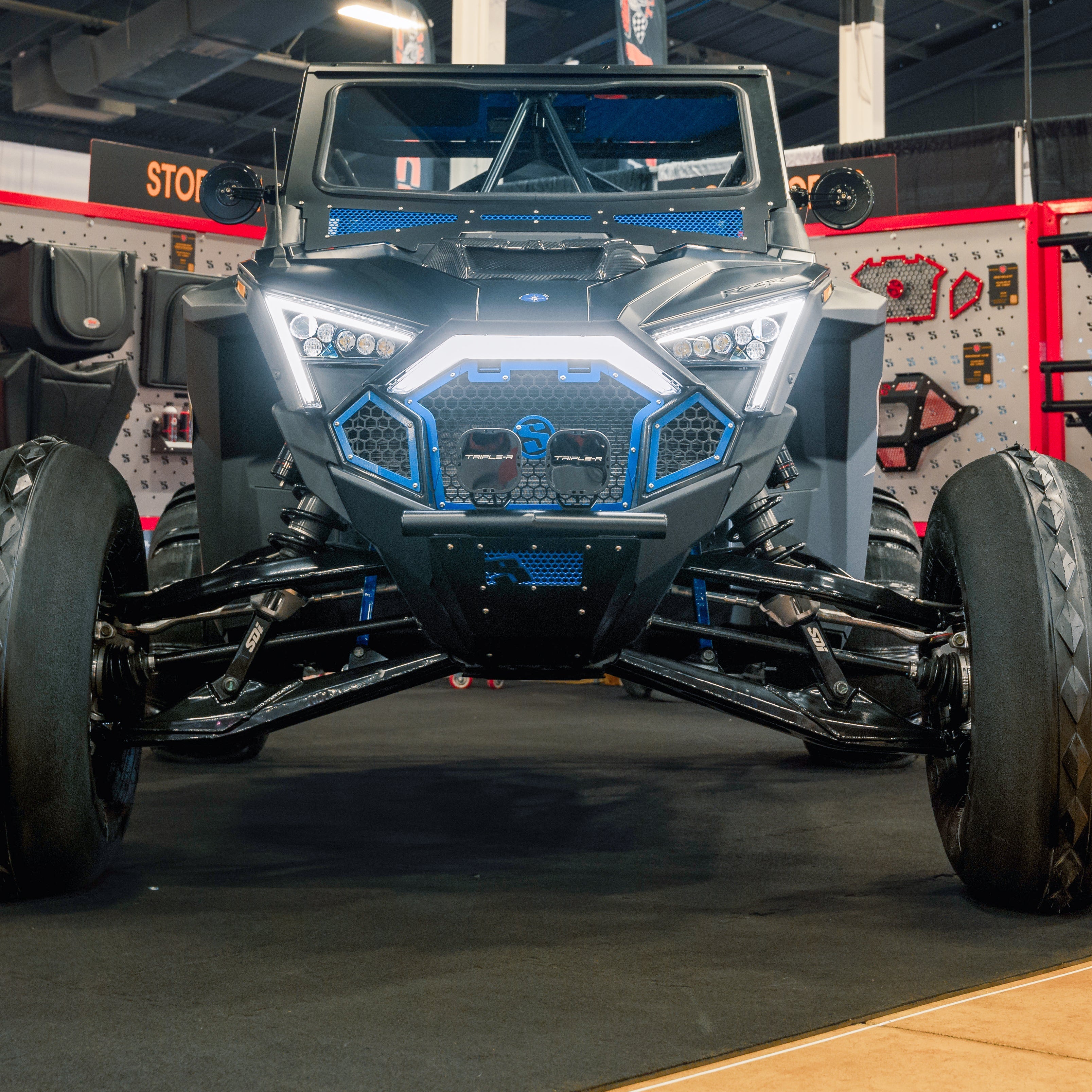 Photo of Polaris Pro R/Turbo R Pre-Runner Single Tube Front Bumper by SDR Motorsports - Premium Bumpers for UTVs / Side by Sides