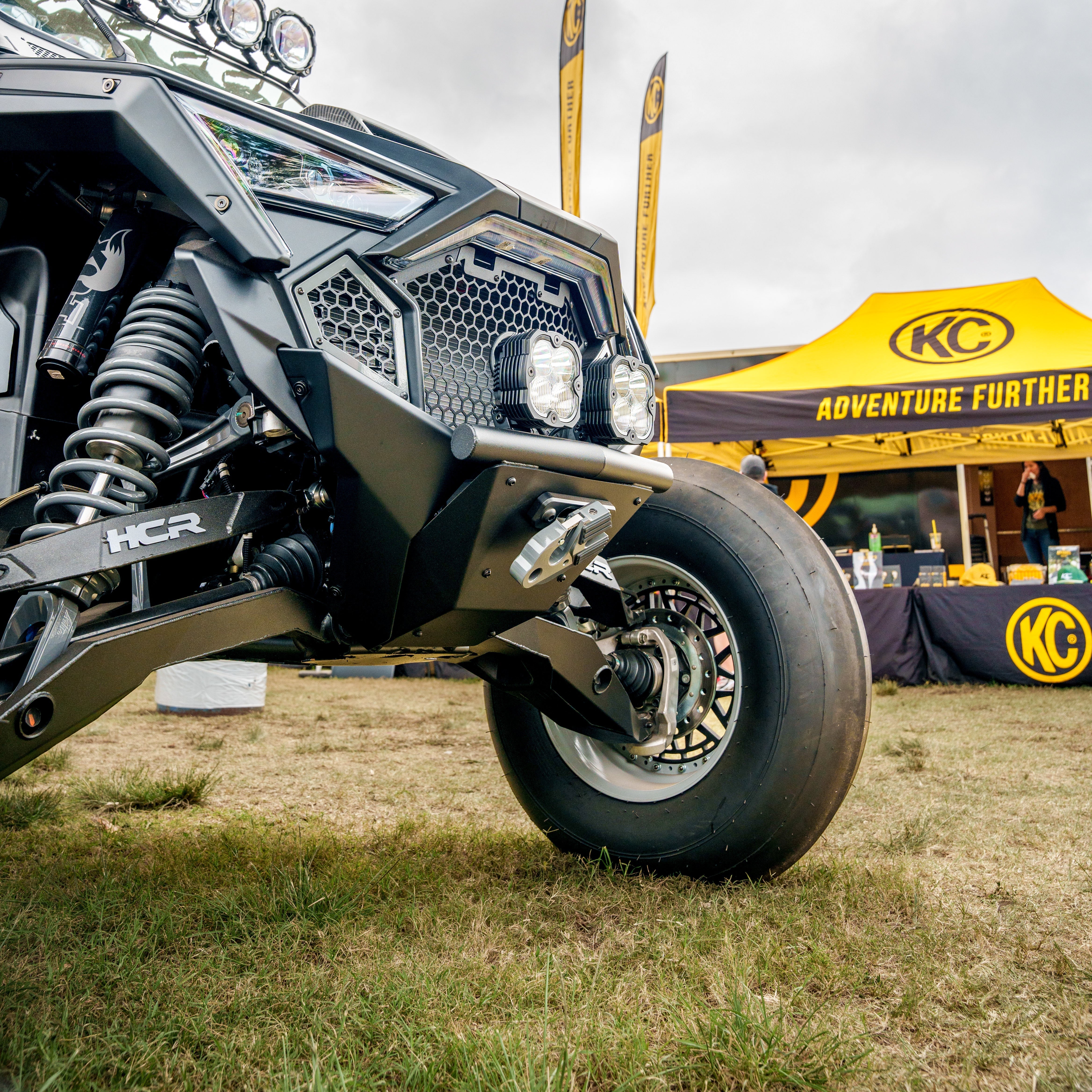 Photo of Polaris Pro R/Turbo R Winch Single Tube Front Bumper by SDR Motorsports - Premium Bumpers for UTVs / Side by Sides