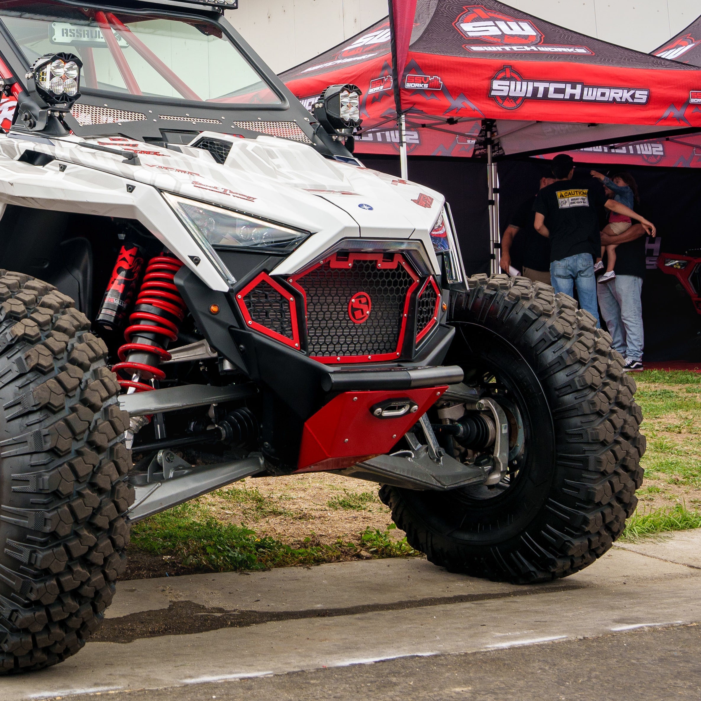 Photo of Polaris Pro R/Turbo R Winch Single Tube Front Bumper by SDR Motorsports - Premium Bumpers for UTVs / Side by Sides