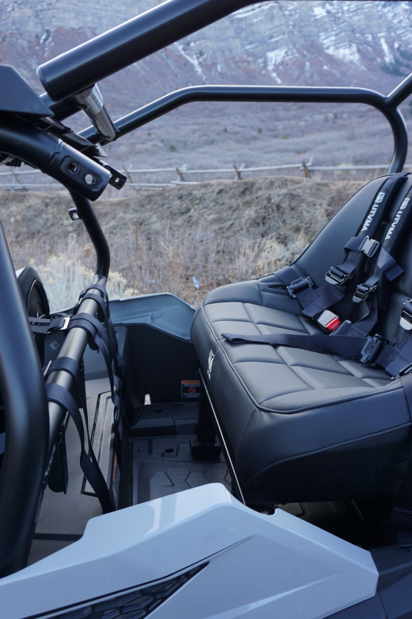 Photo of RZR 900/1000 Trail Back Seat and Roll Cage (2021-2025) by UTV Mountain Accessories - Premium Roll Cages for UTVs / Side by Sides