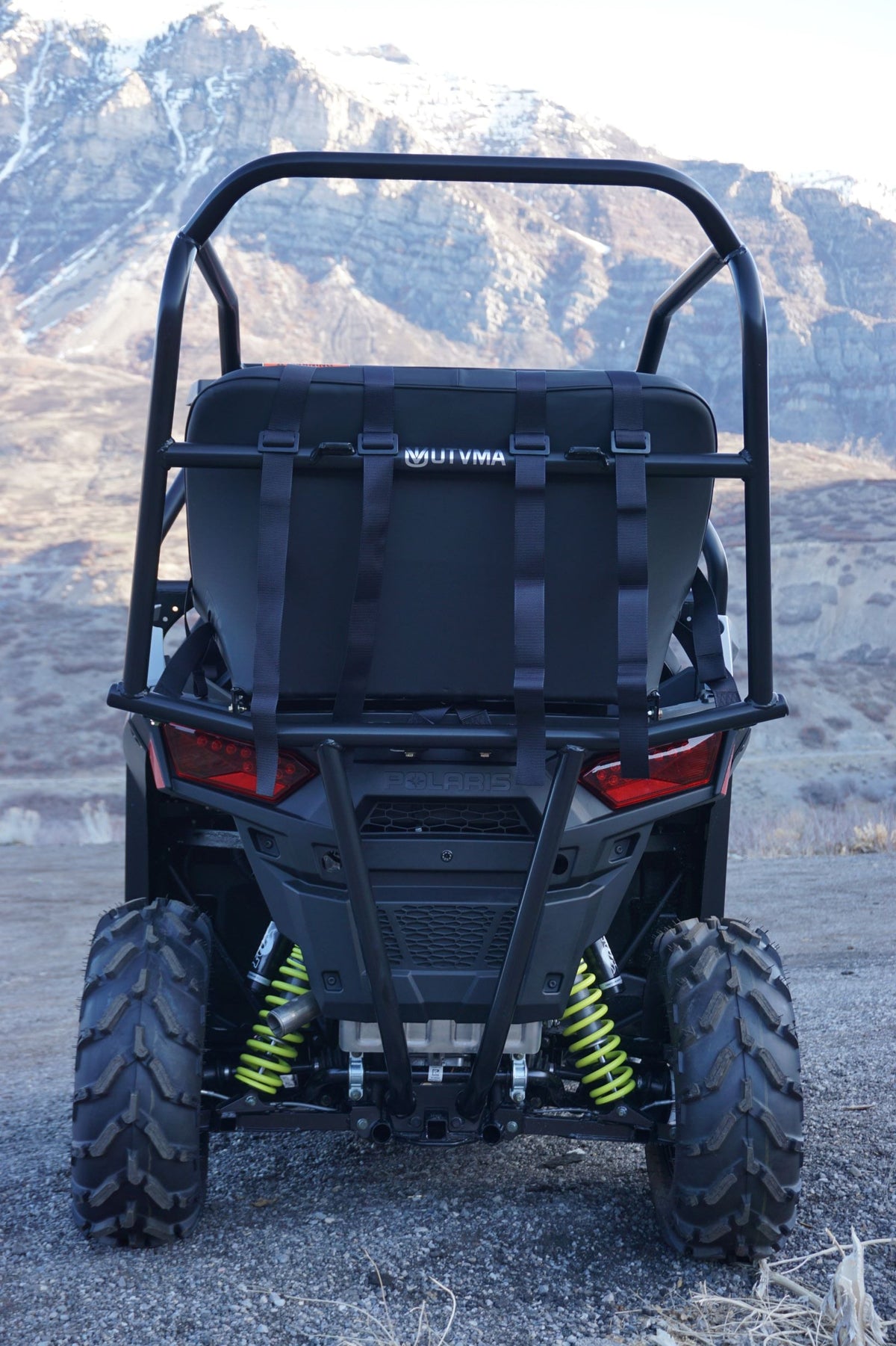 Photo of RZR 900/1000 Trail Back Seat and Roll Cage (2021-2025) by UTV Mountain Accessories - Premium Roll Cages for UTVs / Side by Sides