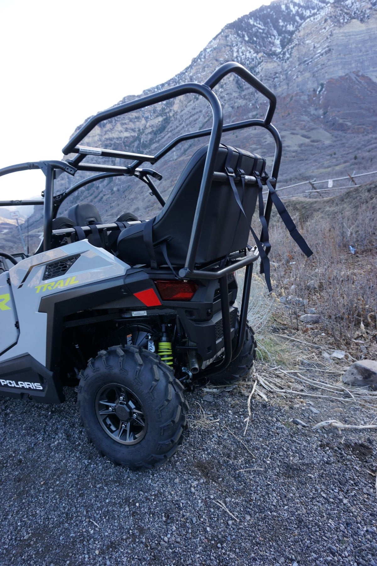 Photo of RZR 900/1000 Trail Back Seat and Roll Cage (2021-2025) by UTV Mountain Accessories - Premium Roll Cages for UTVs / Side by Sides