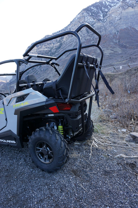 Photo of RZR 900/1000 Trail Back Seat and Roll Cage (2021-2024) by UTV Mountain Accessories - Premium Backseat and Roll Cage for UTVs / Side by Sides