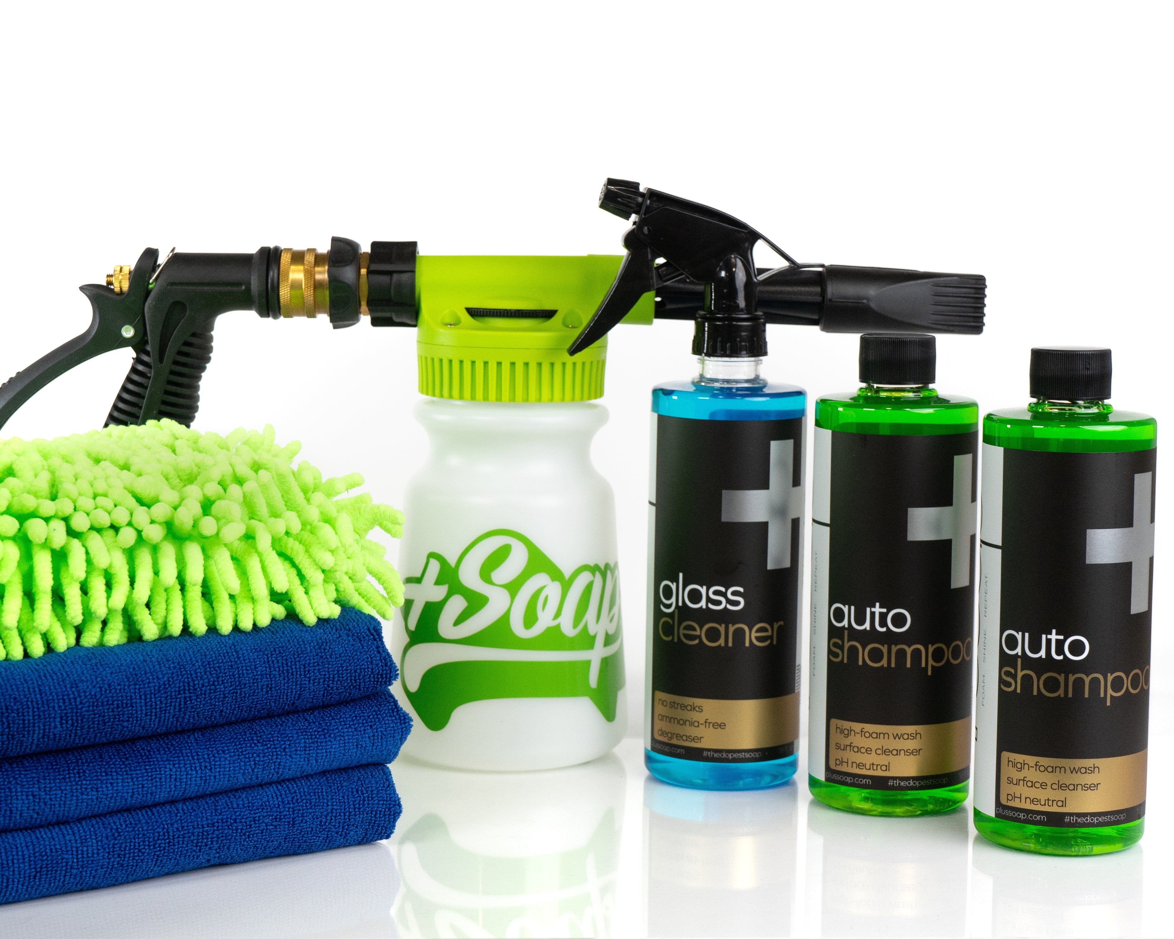 Photo of The Foam Soaker - Car Wash Kit by Plus Soap - Premium Cleaning Supplies for UTVs / Side by Sides