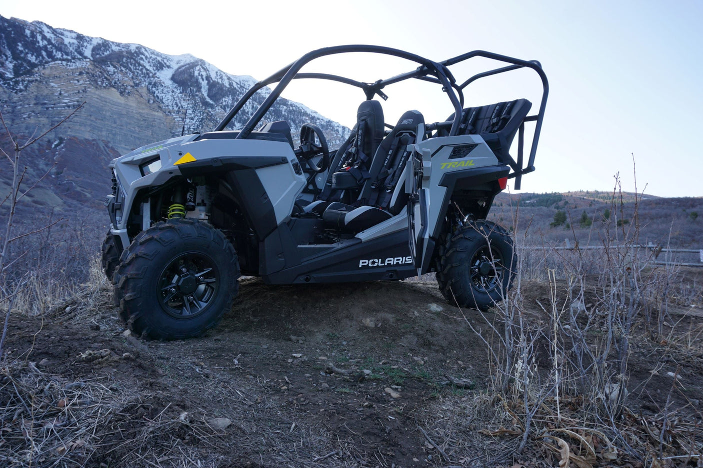 Photo of RZR 900/1000 Trail Back Seat and Roll Cage (2021-2025) by UTV Mountain Accessories - Premium Roll Cages for UTVs / Side by Sides