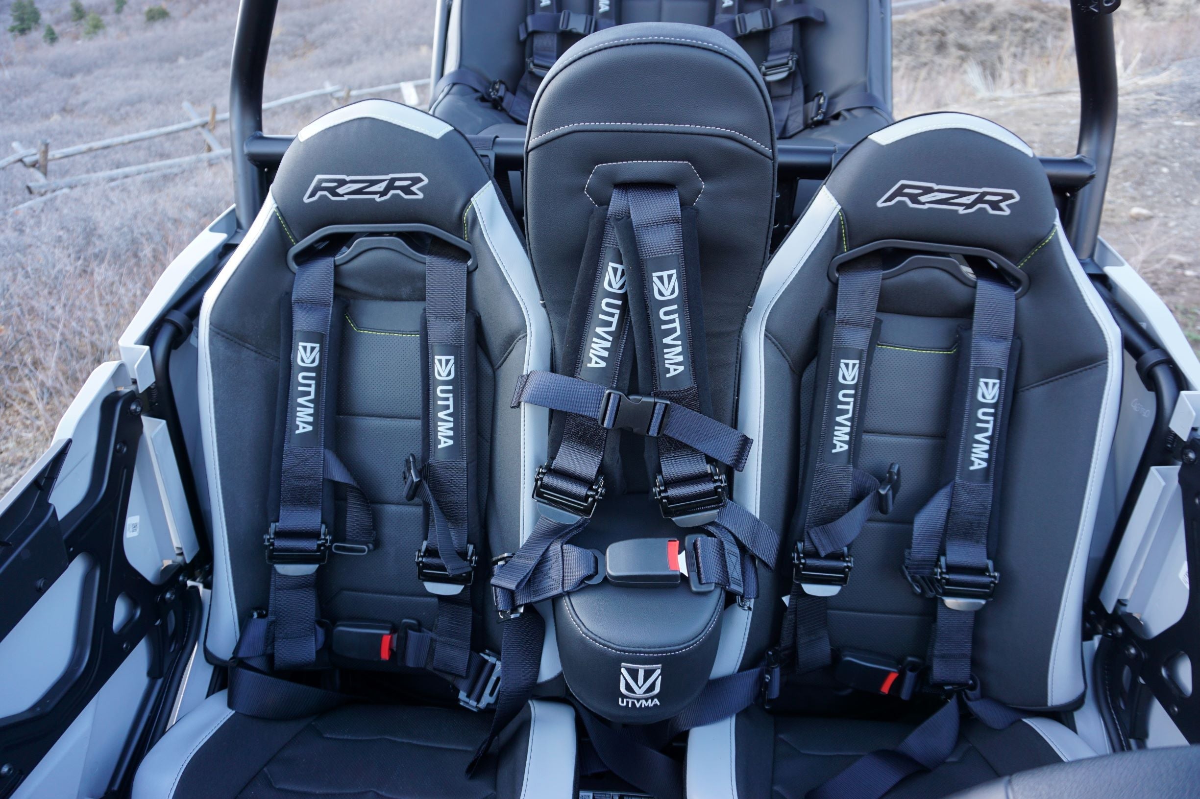 Photo of RZR 900 Bump Seat (2015-2024) by UTV Mountain Accessories - Premium Bump Seat for UTVs / Side by Sides