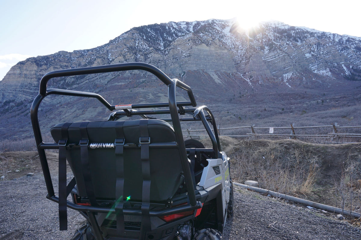 Photo of RZR 900/1000 Trail Back Seat and Roll Cage (2021-2025) by UTV Mountain Accessories - Premium Roll Cages for UTVs / Side by Sides