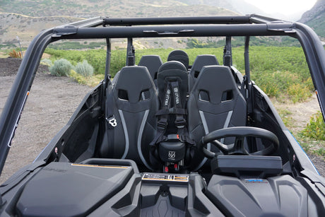 Photo of Maverick Trail Bump Seat (2018-2025) by UTV Mountain Accessories - Premium Bump Seat for UTVs / Side by Sides