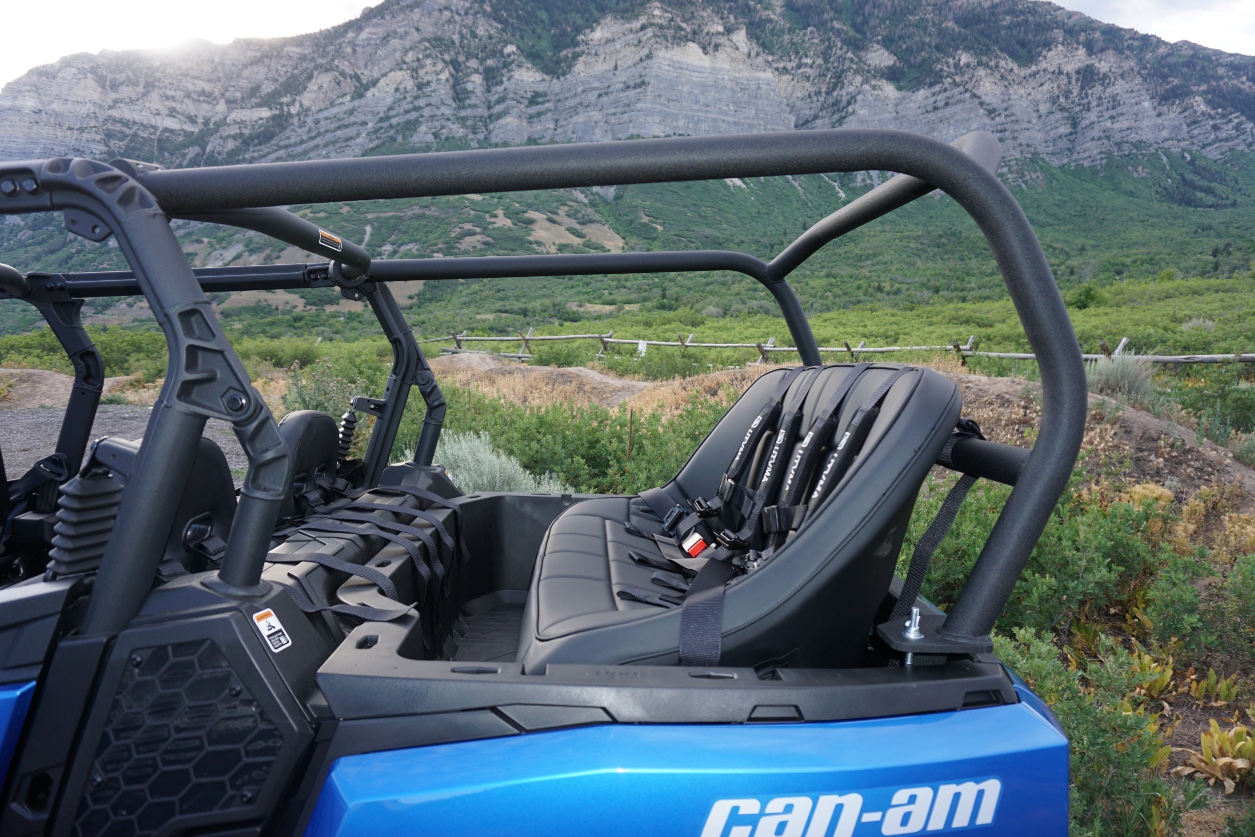 Photo of Commander/ Commander Max Backseat and Roll Cage kits (2021-2024) by UTV Mountain Accessories - Premium Backseat and Roll Cage for UTVs / Side by Sides
