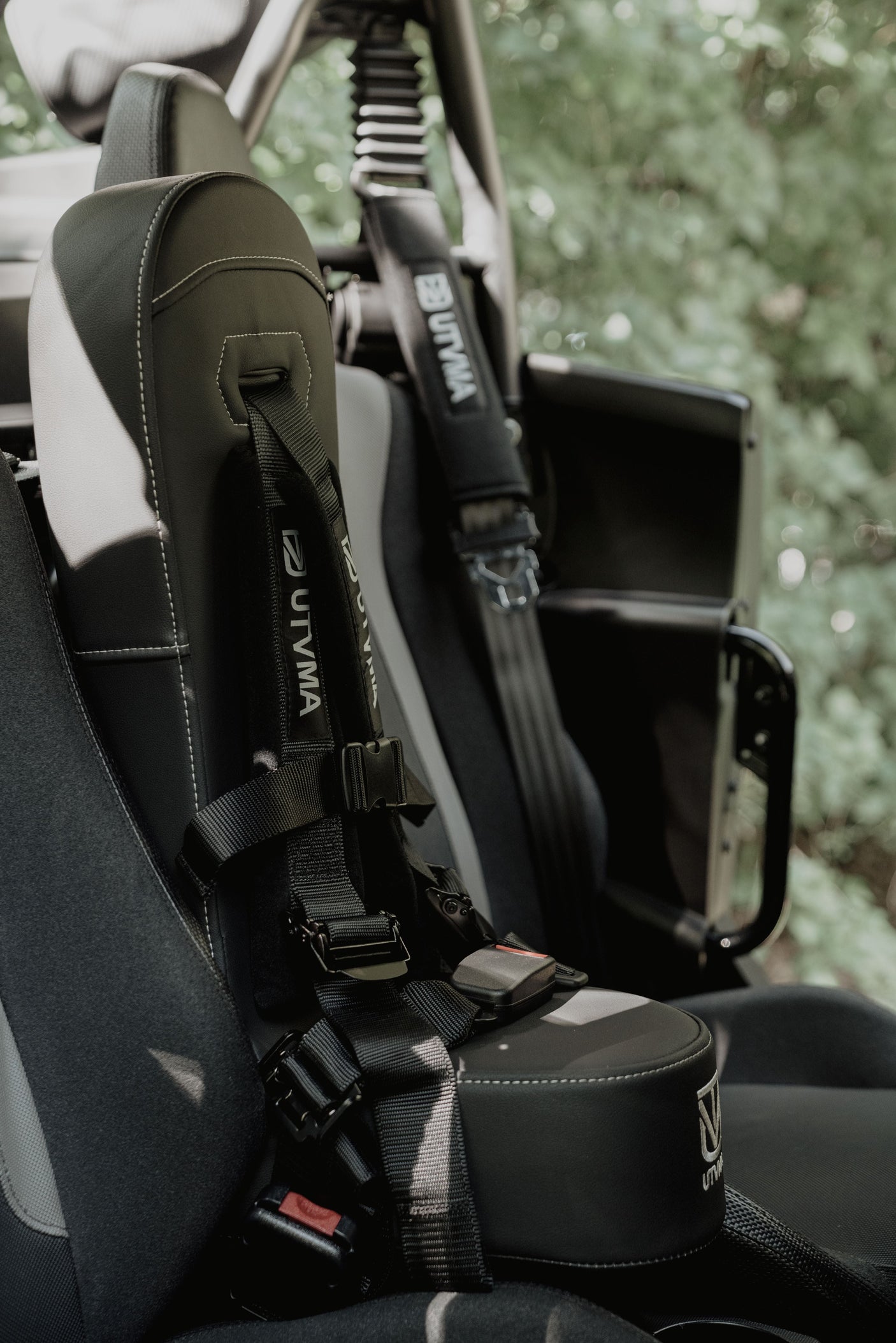 Photo of Kawasaki KRX 4 Rear Bump Seat (2023-2025) by UTV Mountain Accessories - Premium Bump Seats for UTVs / Side by Sides