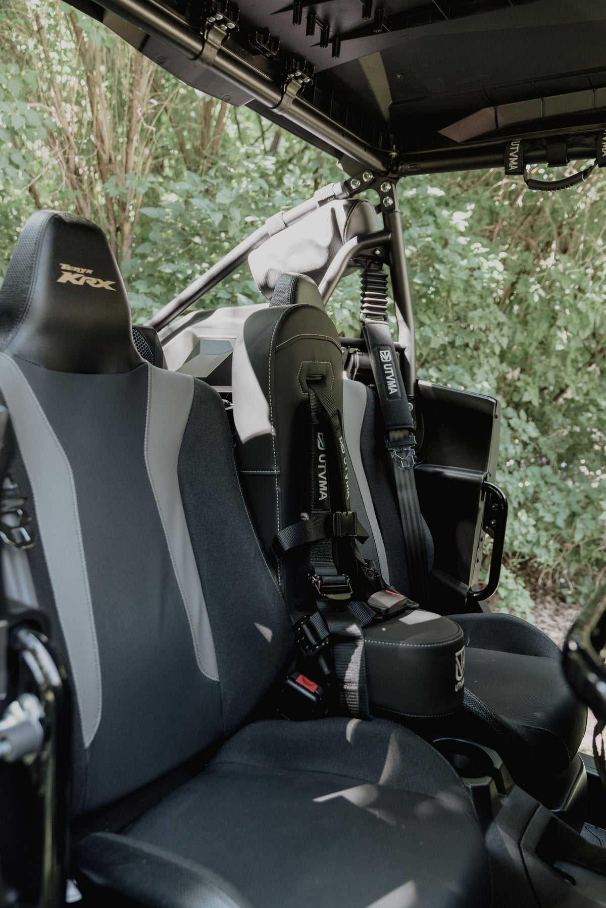 Photo of Kawasaki KRX 4 Rear Bump Seat (2023-2025) by UTV Mountain Accessories - Premium Bump Seats for UTVs / Side by Sides