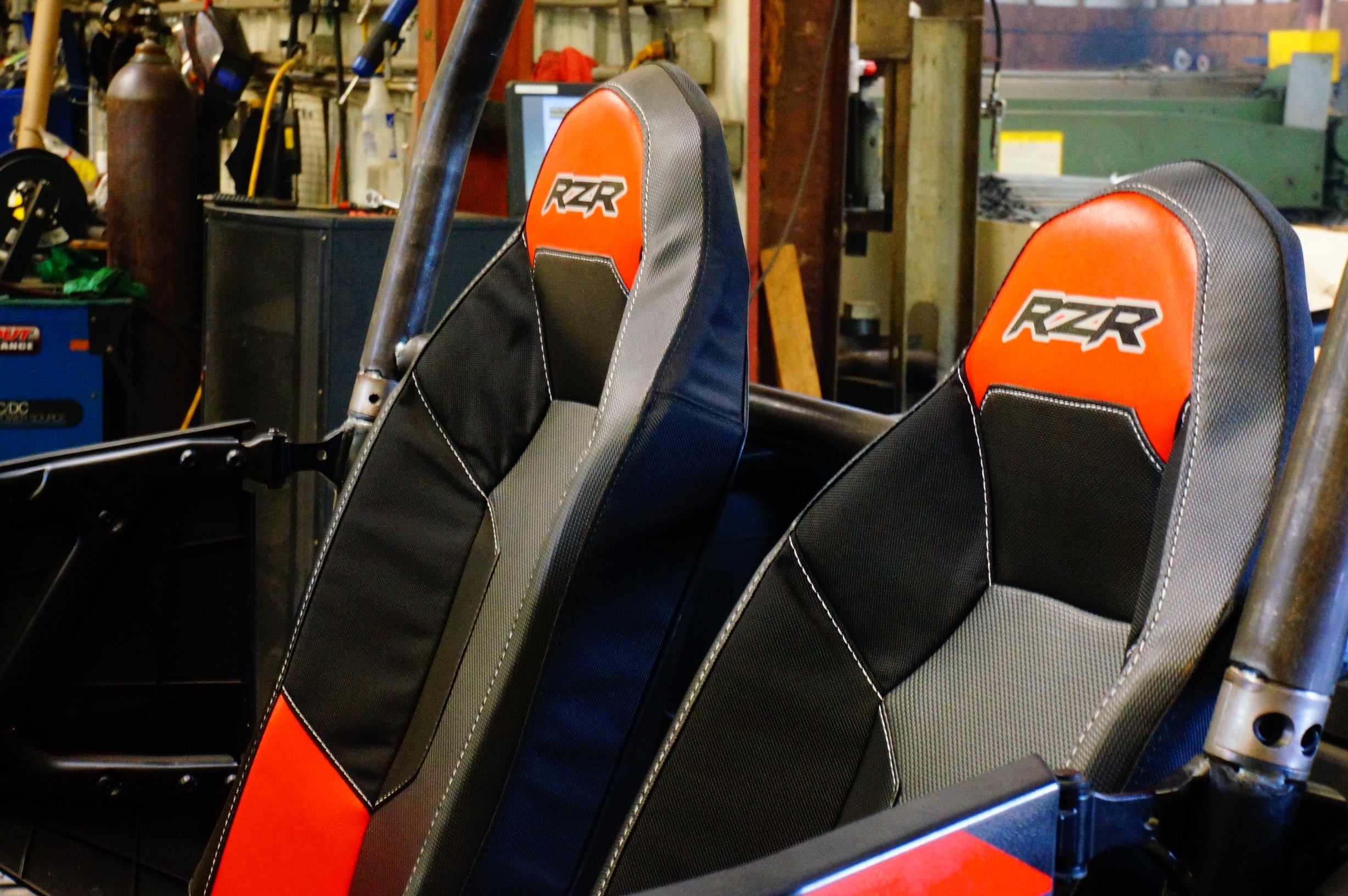 Photo of Seat Lowering Base Set (800/900 Models) by L&W Fab - Premium Seat Base for UTVs / Side by Sides
