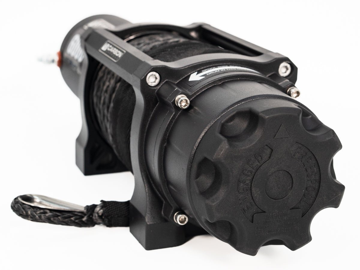 Photo of Carbon Offroad Long Drum 6000lb ATV/Small 4X4 Winch by Carbon Offroad USA - Premium Carbon ATV/SXS/Trailer for UTVs / Side by Sides