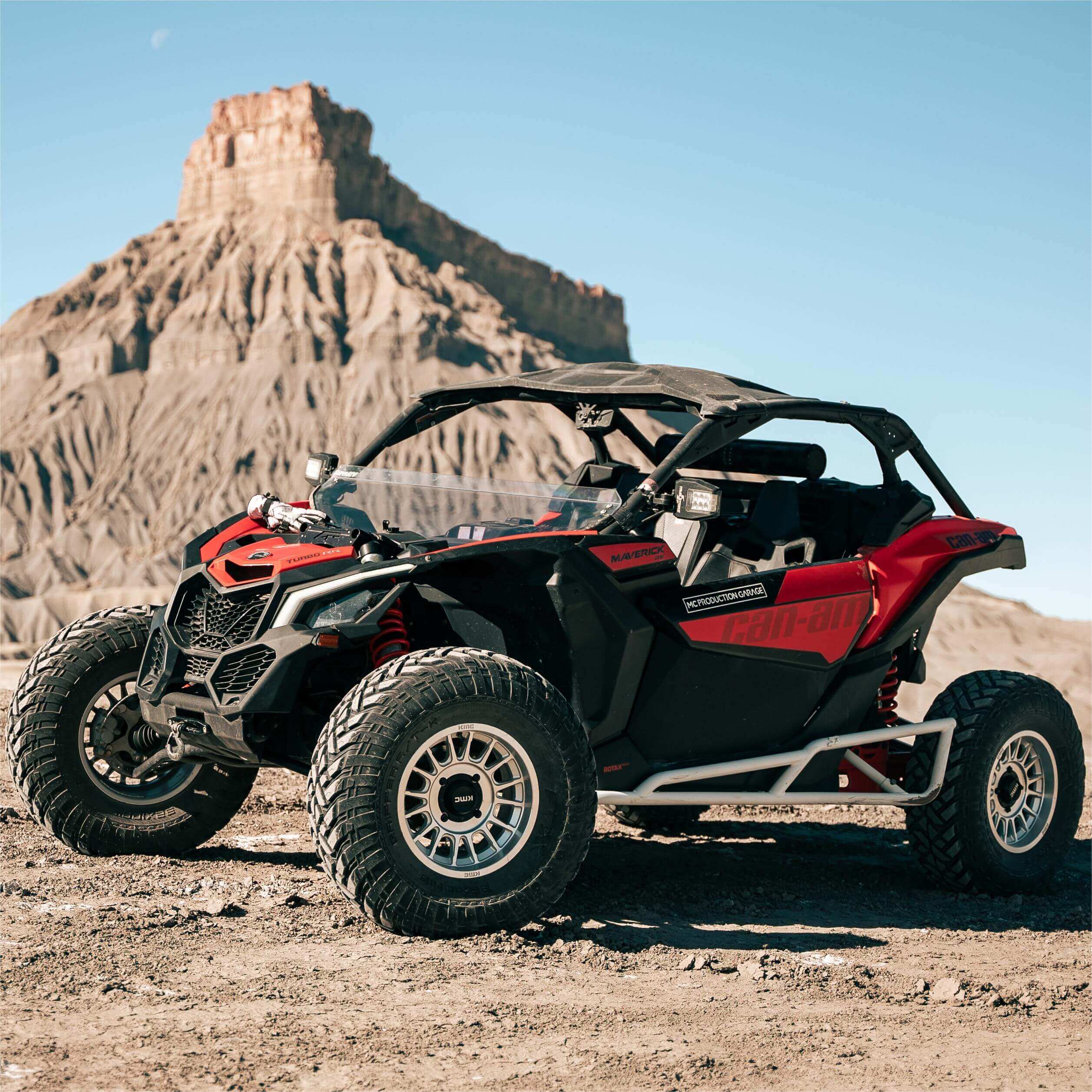 Photo of Kemimoto Front Half Windshield for Can-Am Maverick X3 by Kemimoto - Premium for UTVs / Side by Sides