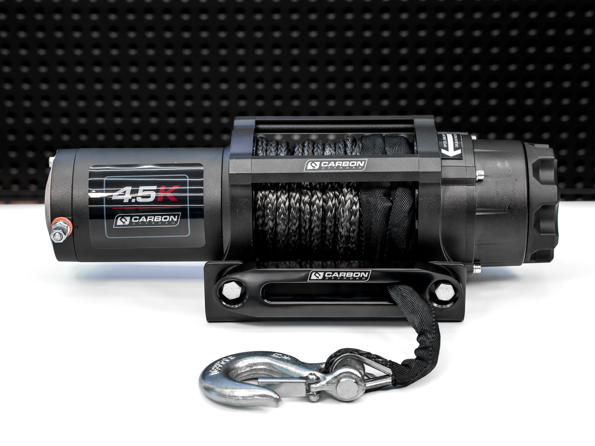Photo of Carbon Winch 4500lb ATV Trailer with Synthetic Rope and Wireless Control by Carbon Offroad USA - Premium Carbon ATV/SXS/Trailer for UTVs / Side by Sides