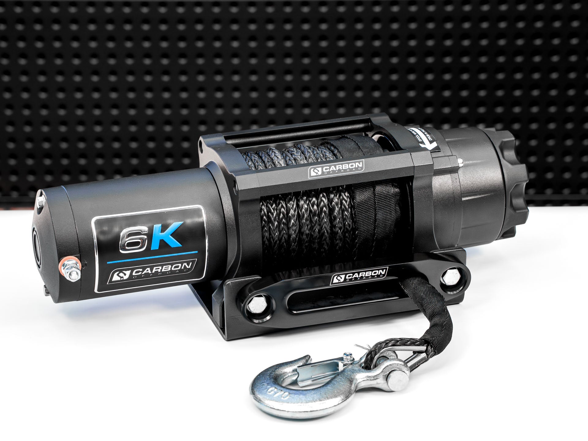 Photo of Carbon Offroad 6000lb ATV/Small 4X4 Winch by Carbon Offroad USA - Premium Carbon ATV/SXS/Trailer for UTVs / Side by Sides