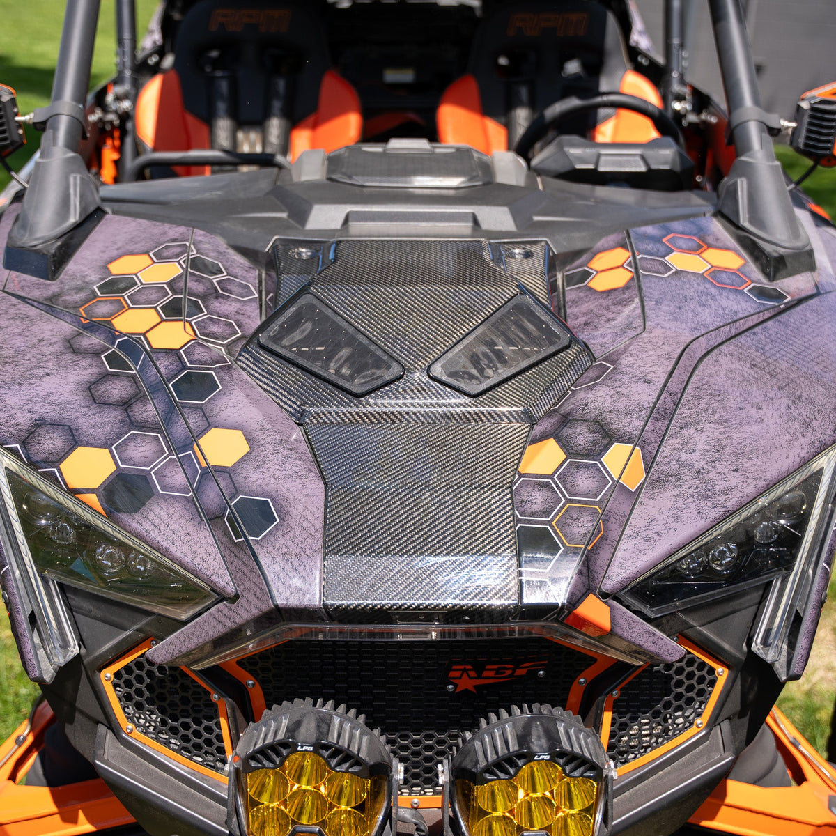 Polaris RZR Pro Series Carbon Fiber Nose Panel – product detail 7