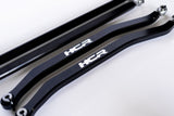 Close-up of HCR RZR Turbo S billet radius rods