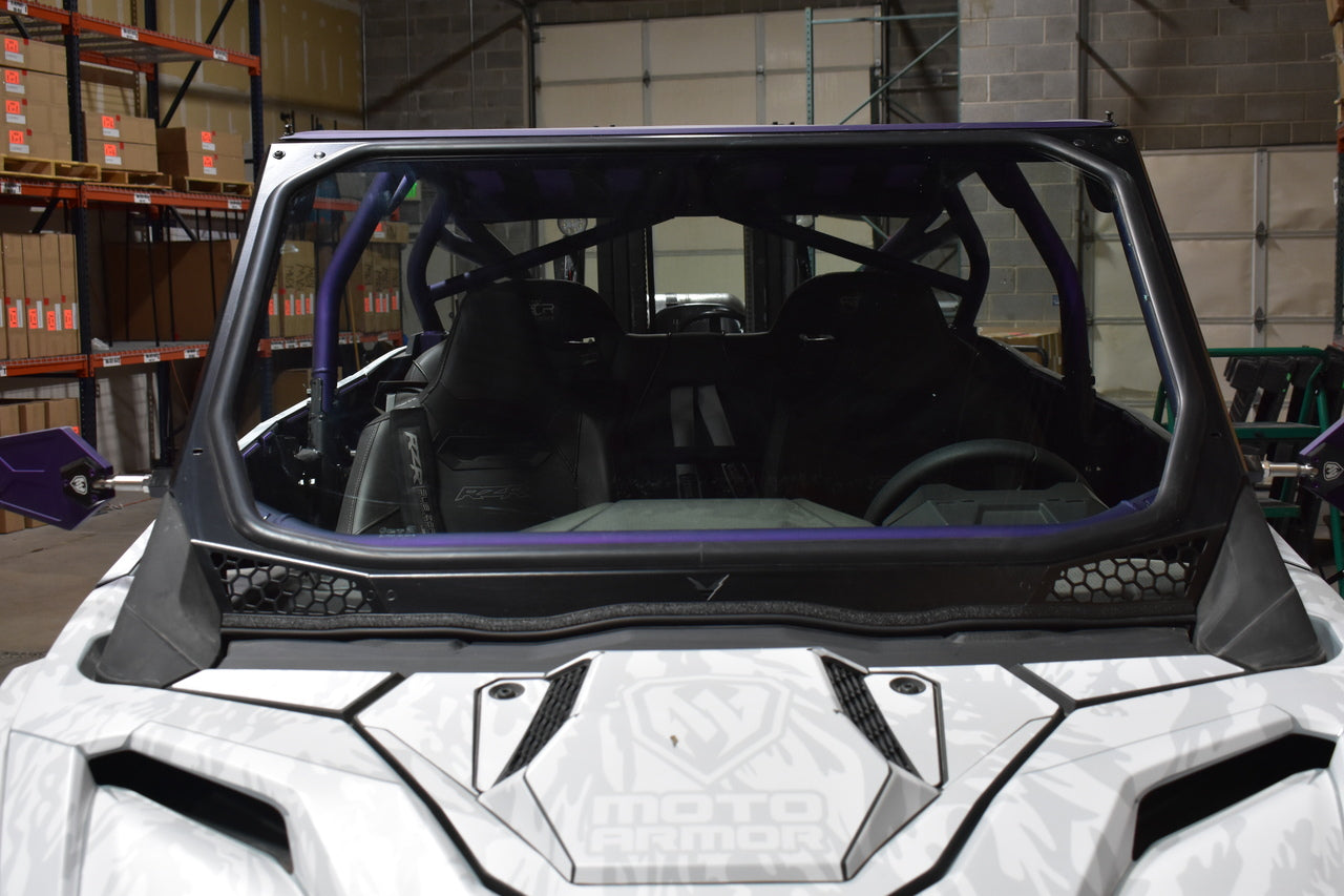 Photo of Voodoo Riders 2025+ Pro Xp/Turbo R/Pro R Full Glass Windshield (Updated) by Moto Armor - Premium for UTVs / Side by Sides