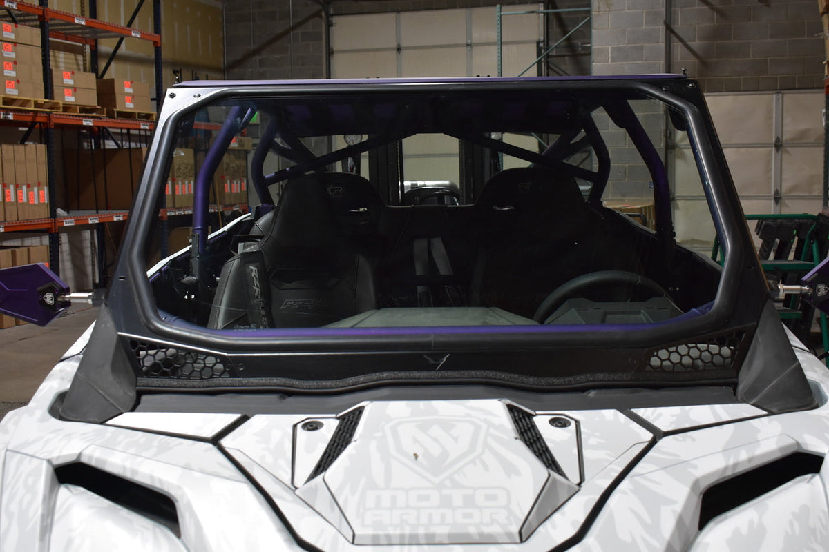 Photo of Voodoo Riders 2025+ Pro Xp/Turbo R/Pro R Full Glass Windshield (Updated) by Moto Armor - Premium for UTVs / Side by Sides