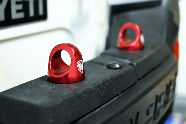 Photo of Billet Turn Lock Anchors for Polaris Lock and Ride holes (Set of 2) by Moto Armor - Premium for UTVs / Side by Sides