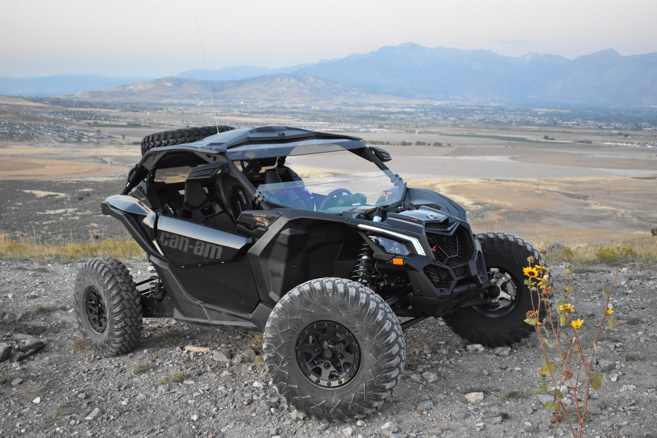 Photo of CAN-AM Maverick X3 Tinted Polycarbonate Visor by Moto Armor - Premium for UTVs / Side by Sides